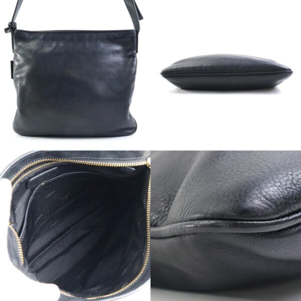 e57827a 2 c Loewe Leather Crossbody Shoulder Bag Black