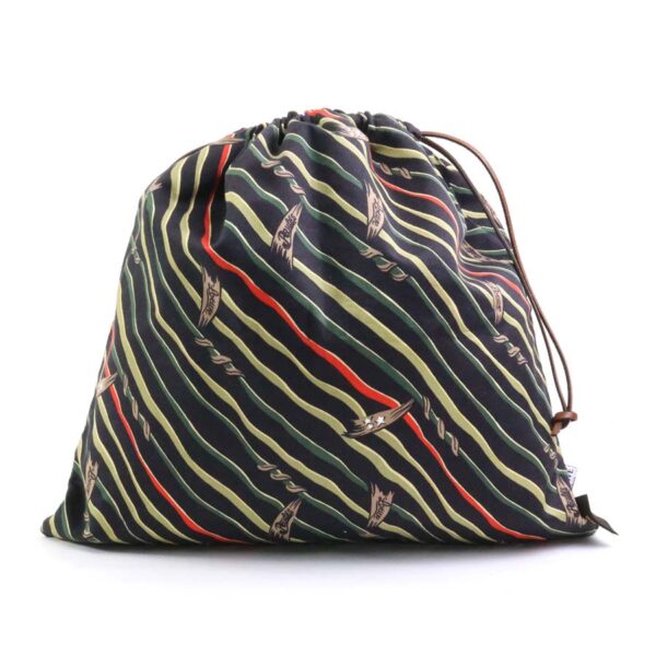 e57830a Loewe Drawstring Pouch Canvas Black Multicolor