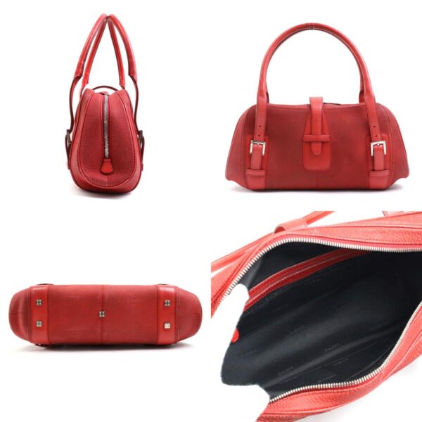 e57914a 1 c Loewe Senda Leather Handbag Red