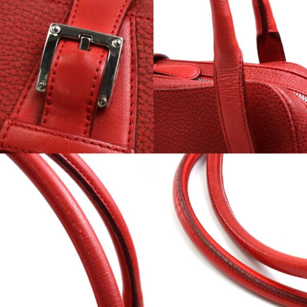 e57914a 9 c Loewe Senda Leather Handbag Red