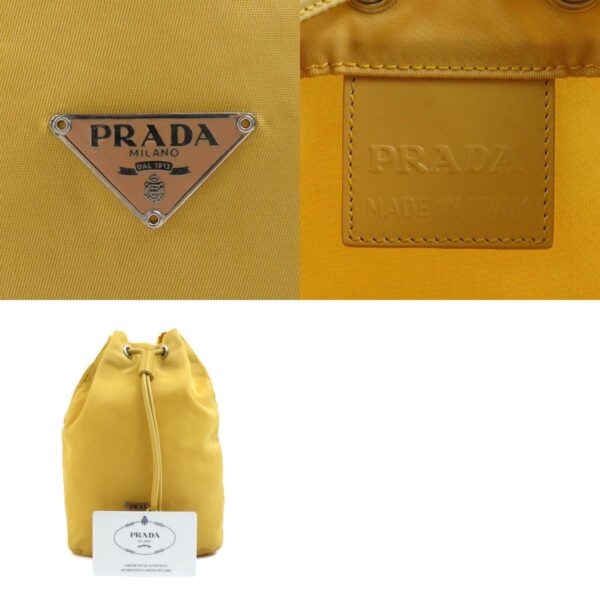 e58144f 10 c Prada Nylon Pochette Yellow