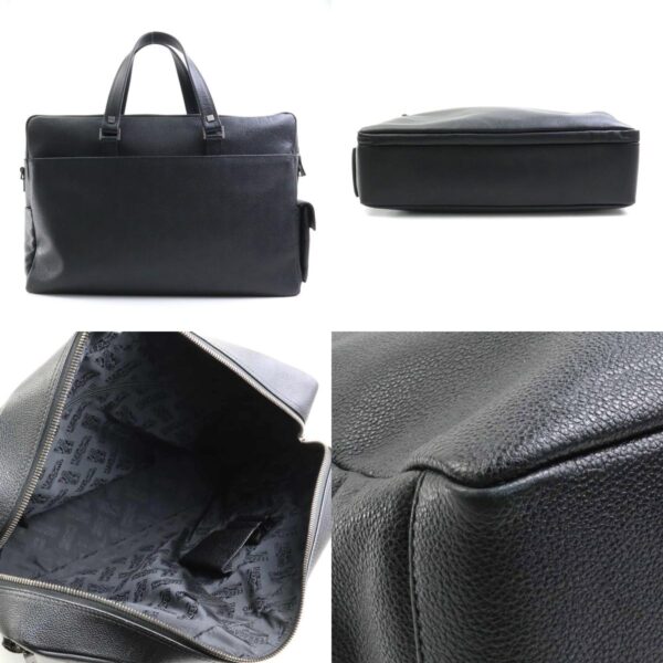 e58153a 2 c Salvatore Ferragamo Leather Business Bag Black