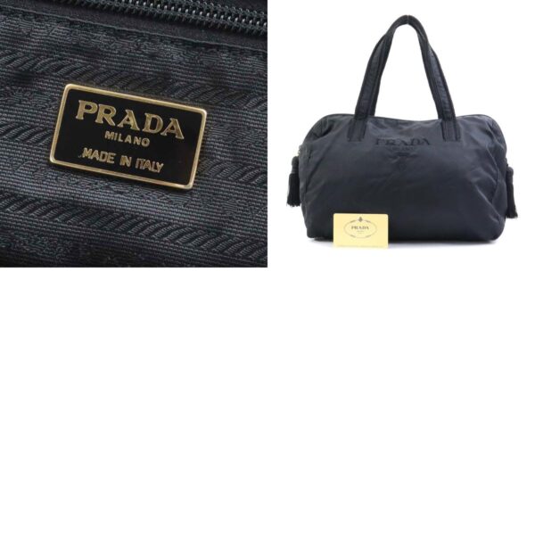 e58211a 13 c Prada Nylon Handbag Black