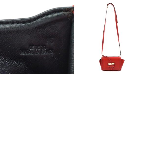 e58247a 13 c Loewe Barcelona Leather Crossbody Bag Red