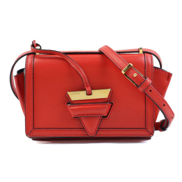 e58247a Loewe Barcelona Leather Crossbody Bag Red