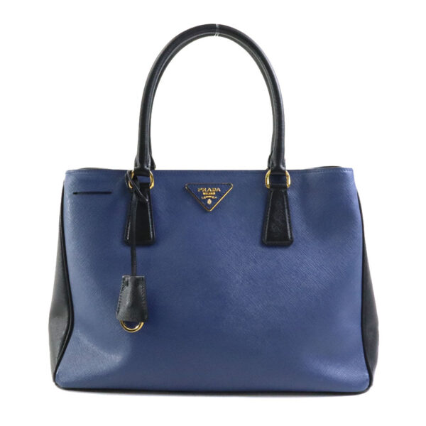 e58303a Prada Leather Handbag Blue Black