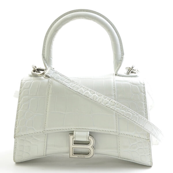 e58426a Balenciaga Leather Crossbody Shoulder Bag White