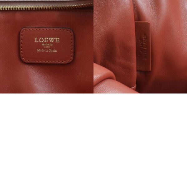 e58741a 13 c Loewe Amazona Leather Handbag Brown Purple Beige