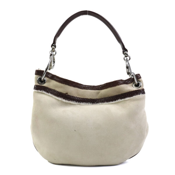 e58759a Loewe Shearling Fur Leather Handbag Beige Brown