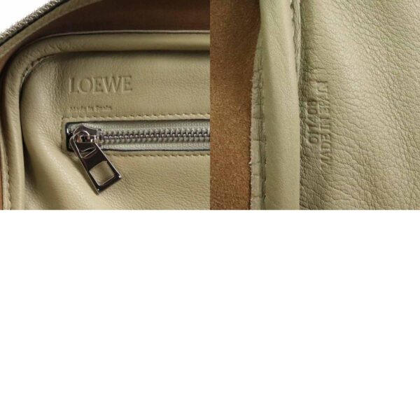 e58782a 10 c Loewe Amazona Leather Handbag Khaki Beige