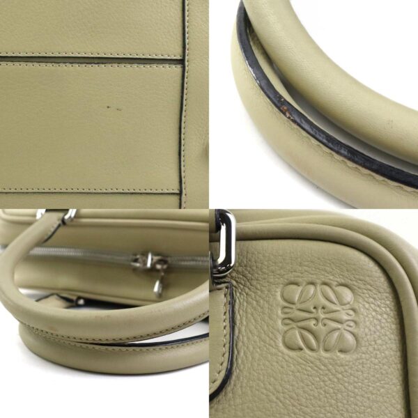 e58782a 6 c Loewe Amazona Leather Handbag Khaki Beige