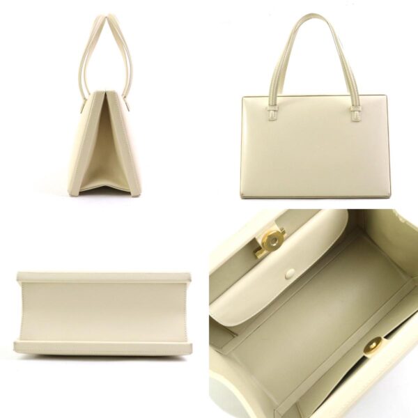 e58899a 1 c Loewe Leather Handbag Off White