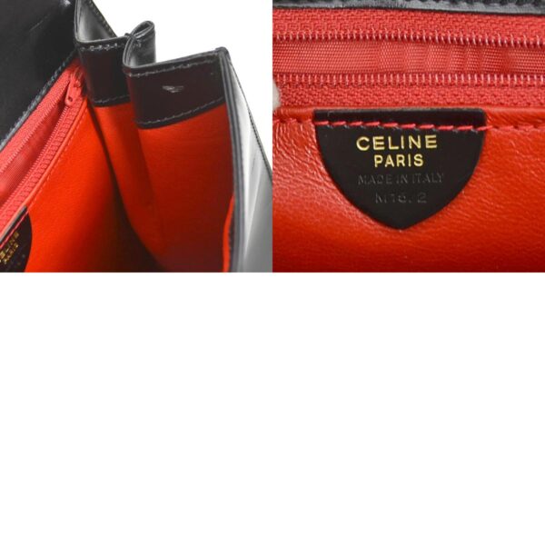 e58938a 13 c Celine Handbag Leather Black