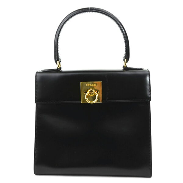 e58938a Celine Handbag Leather Black