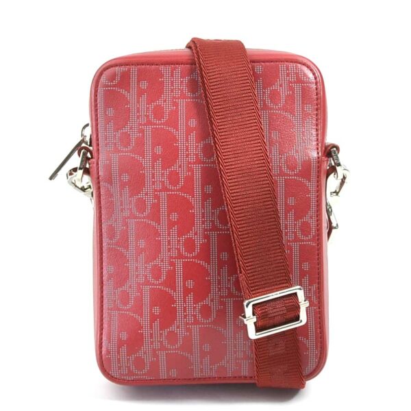 e58976a Dior Crossbody Shoulder Bag Leather Red