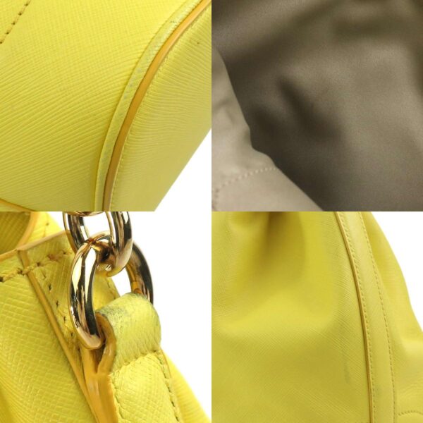 e59076a 5 c Salvatore Ferragamo Gancini Leather Shoulder Bag Yellow