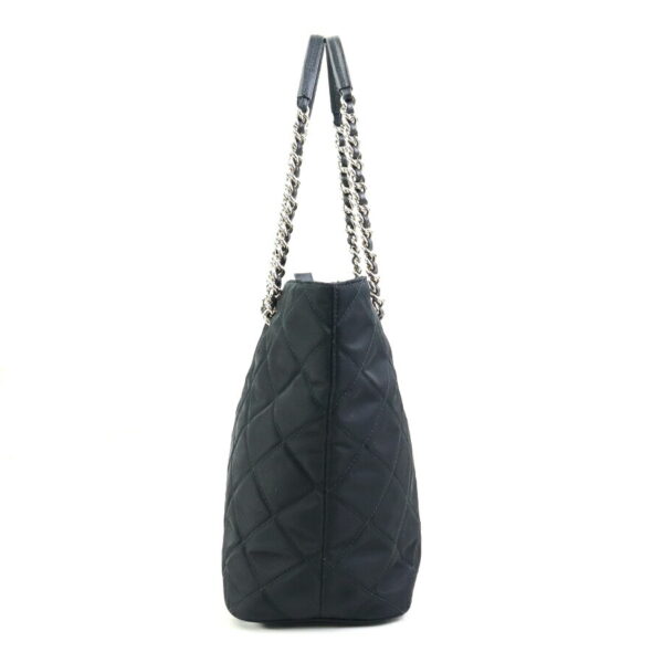 e59078g 1 Prada Shoulder Bag Quilted Nylon Black