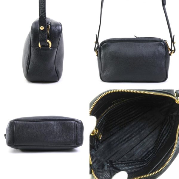 e59113a 1 c Prada Crossbody Shoulder Bag Leather Black