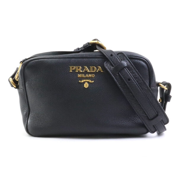 e59113a Prada Crossbody Shoulder Bag Leather Black