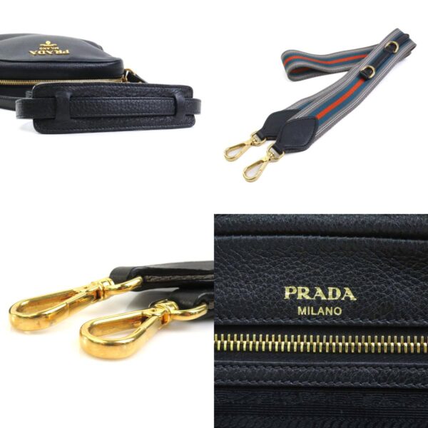 e59113a 9 c Prada Crossbody Shoulder Bag Leather Black