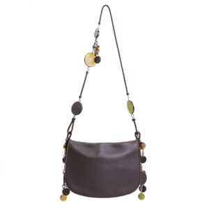 e59175a Fendi Zucca Pattern Canvas Bucket Shoulder Bag Brown