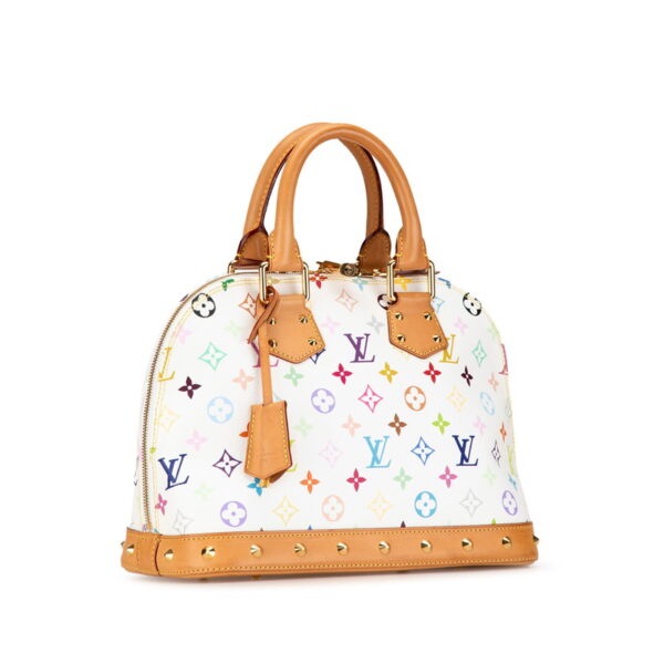 e9jipwoqfnlwvdca 2 Louis Vuitton Multicolor Alma PM White