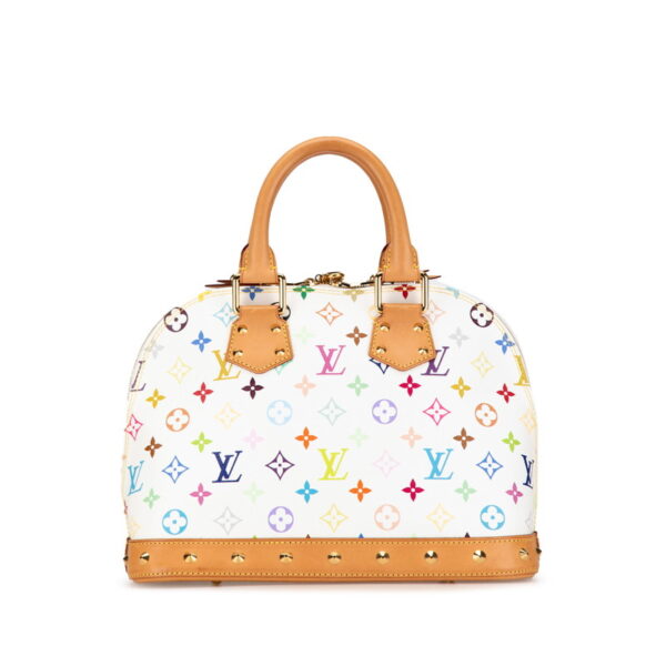 e9jipwoqfnlwvdca 3 Louis Vuitton Multicolor Alma PM White