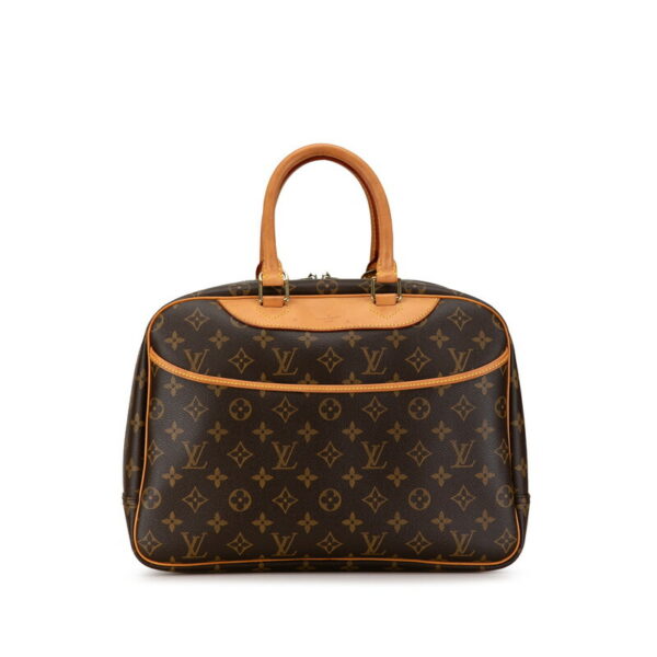 epxqdnmpooabas61 1 Louis Vuitton Monogram Deauville Handbag Brown