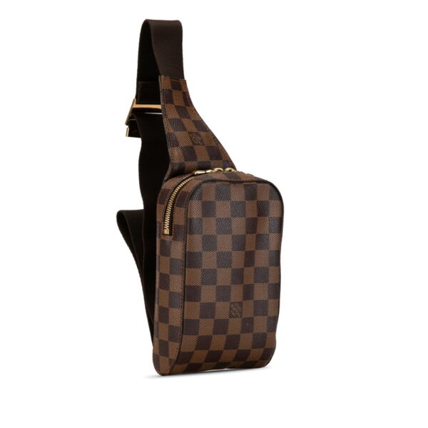 f1hemlnd7ajwxh31 2 Louis Vuitton Damier Jeronimos Waist Bag Brown