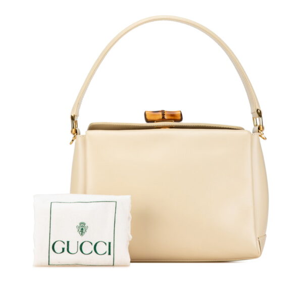 f3m8qt1l158rmvs5 12 Gucci Bamboo One Shoulder Bag White