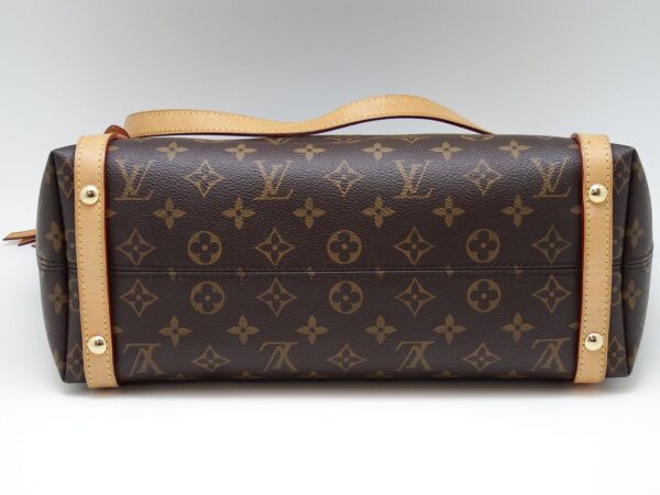 f66 1092 3 Louis Vuitton Tuileries Tote Bag Monogram Canvas Brown