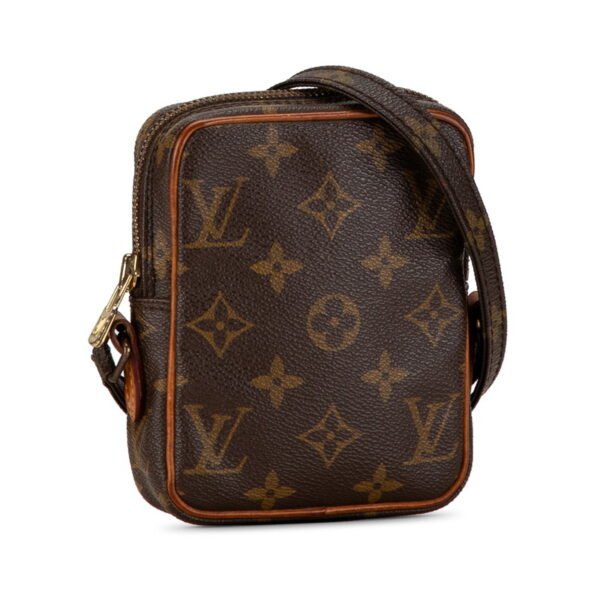 fc8r4qmnv3dfzrvc 2 Louis Vuitton Monogram Mini Danube Crossbody Shoulder Bag Brown