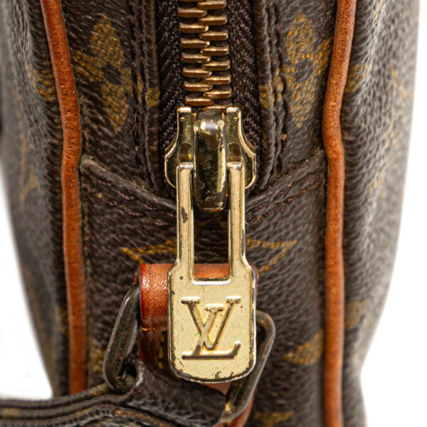 fc8r4qmnv3dfzrvc 8 Louis Vuitton Monogram Mini Danube Crossbody Shoulder Bag Brown