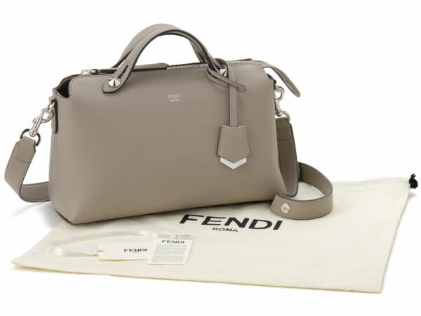 fd8bl124 1d5 f0nj3 3 Fendi Visible 2Way Shoulder Bag Beige