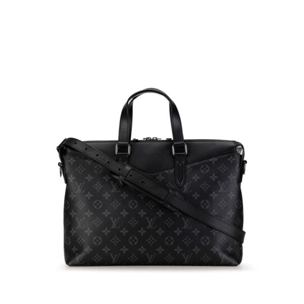 fqajigyes47eo4bj 1 Louis Vuitton Eclipse Briefcase 2WAY Shoulder Bag Black