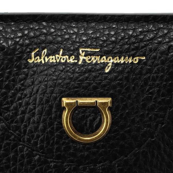 fr212964758946001 9 Ferragamo Shoulder Bag Gancini Black