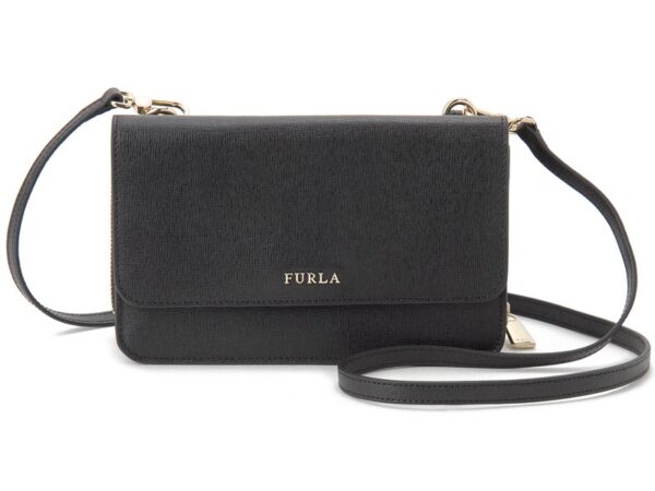 fur801551 Furla Riva Wallet Pochette Black