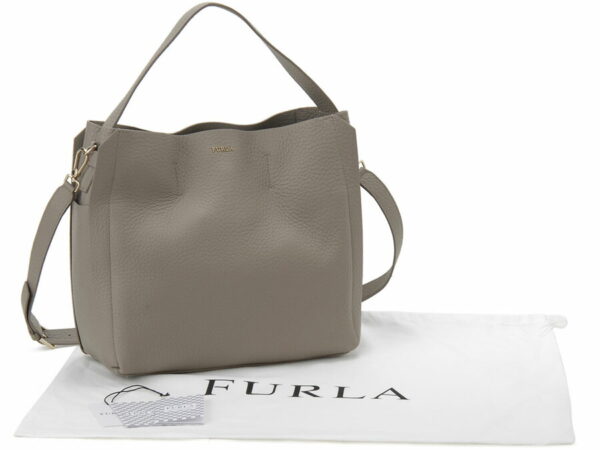 fur850926 3 Furla Capriccio Shoulder Bag Gray