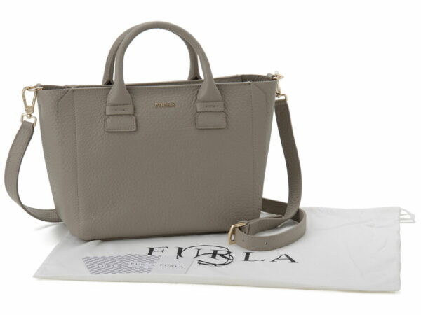 fur850940 3 Furla Capriccio S Shoulder Bag Gray