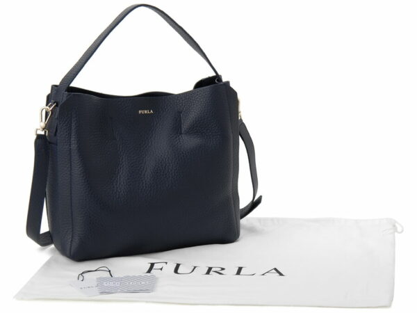 fur920209 3 Furla Capriccio 2WAY Shoulder Bag Blue