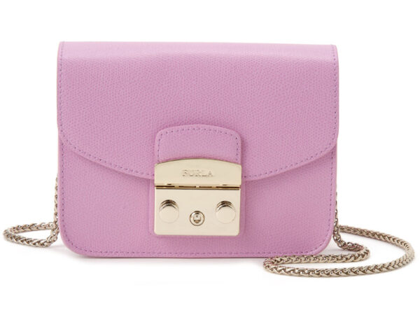 fur920313 Furla Metropolis Shoulder Bag Orchid Pink