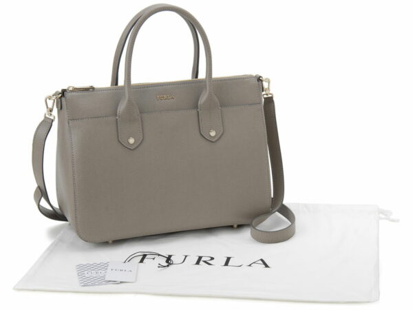 fur921130 3 Furla Mediterranea Tote Bag Gray