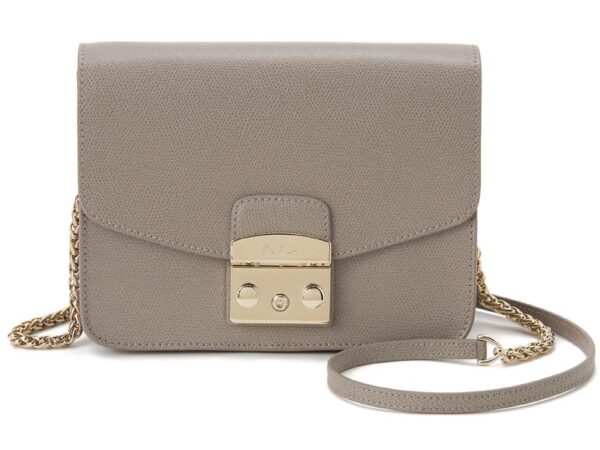 fur941916 Furla Metropolis S Shoulder Bag Gray