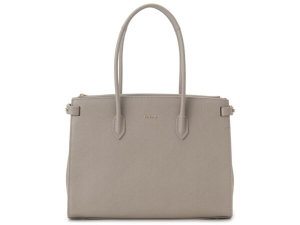 fur942225 Furla Pin M Business Tote Bag Gray