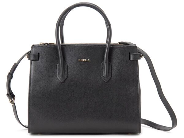 fur942235 Furla Pin S Tote 2WAY Shoulder Bag Black