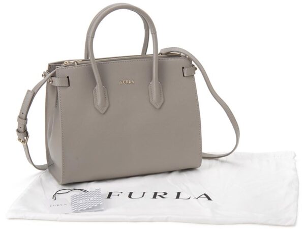 fur942238 3 Furla Pin S Tote 2WAY Shoulder Bag Black