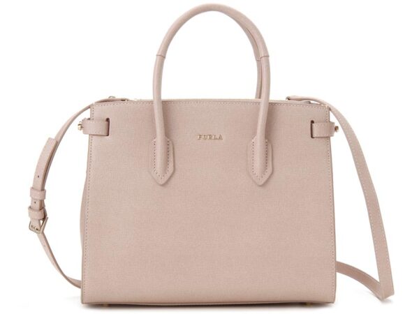 fur948718 Furla Leather Business Tote Bag Pink