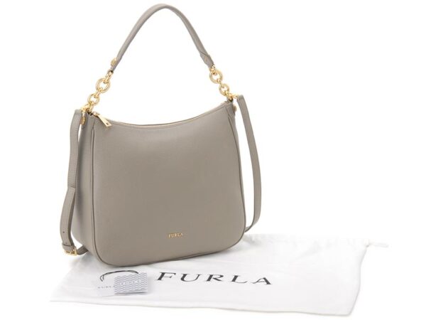 fur998482 3 Furla 2WAY Shoulder Bag Gray