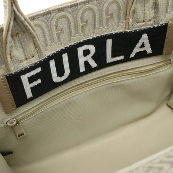 furwb00299081 2 Furla Opportunity Tote Bag 2Way Shoulder Toni Naturali Beige