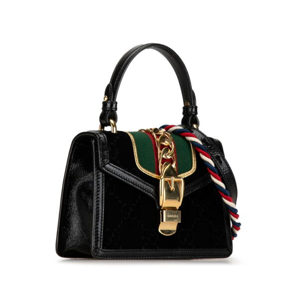 fuwip2qetaovkrqq 2 Gucci Sylvie 2WAY Handbag Black